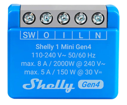 Czujnik inteligentny Shelly Sterownik 1 Mini Gen4 Zigbee/Matter